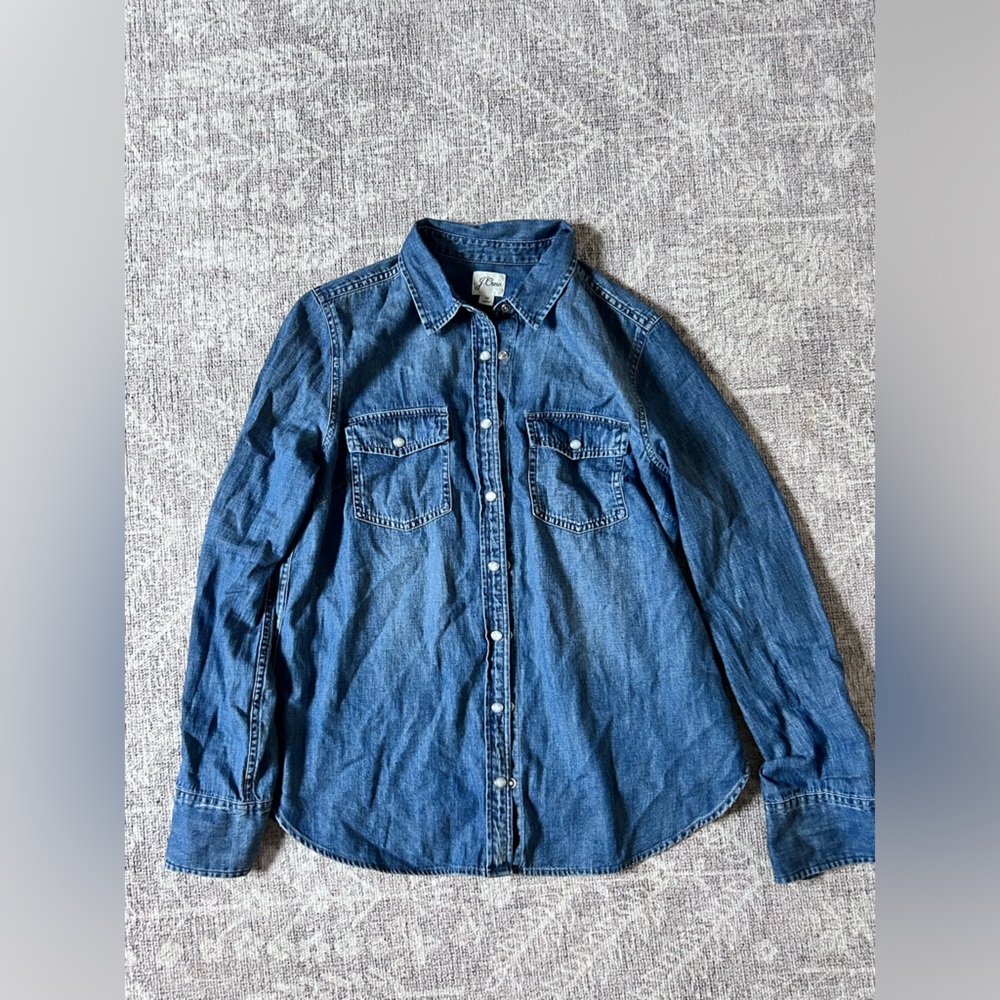 J.Crew Western Style Denim Shirt
